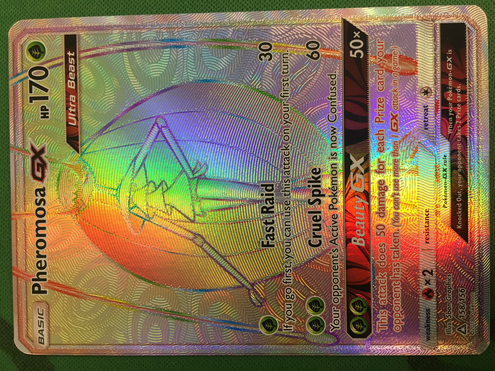 Pheromosa GX - 158/156 - Secret Rare